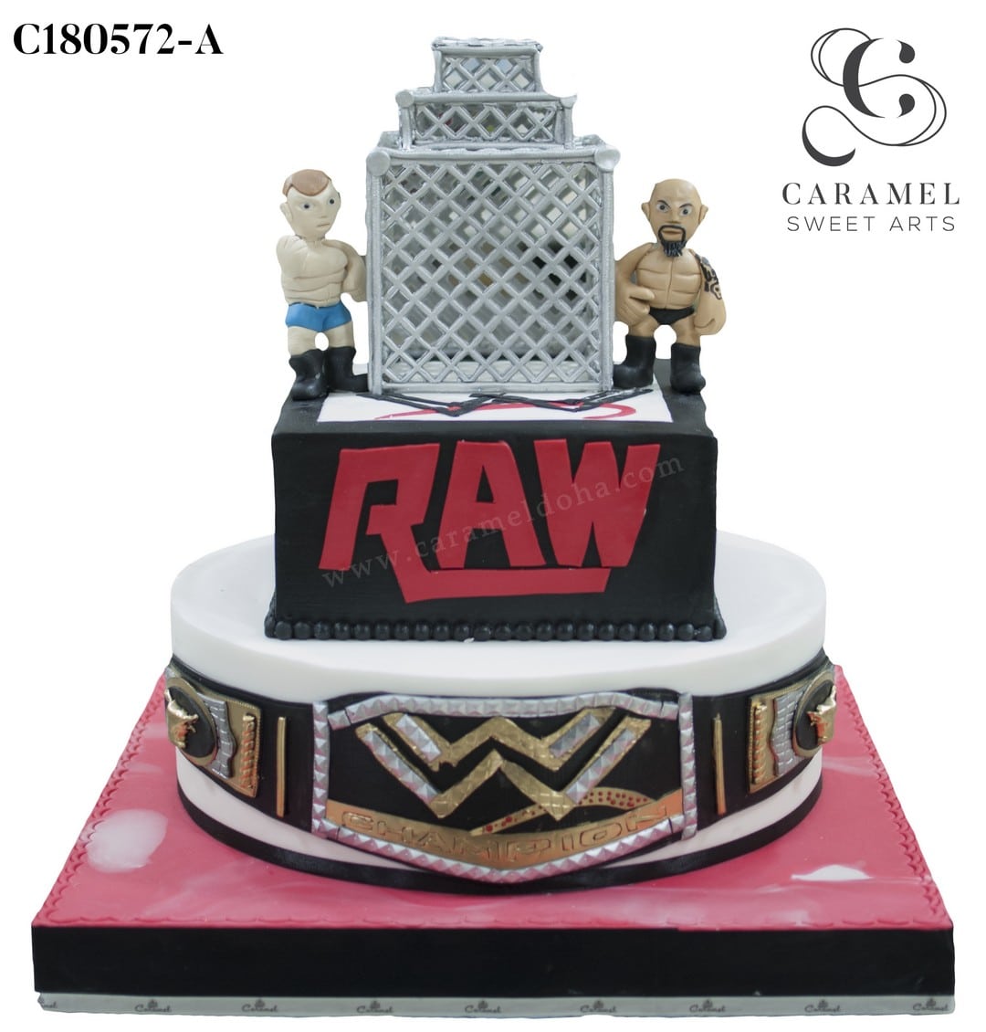 c180572-a.jpg WWE Wrestling Cake - Image 1