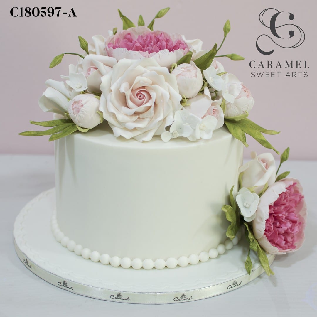 c180597-a.jpg Bunch of Flower Cake - Image 1