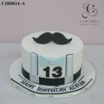 Mustache Cake