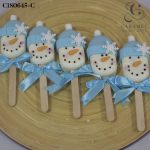 Snowman Cakesicles