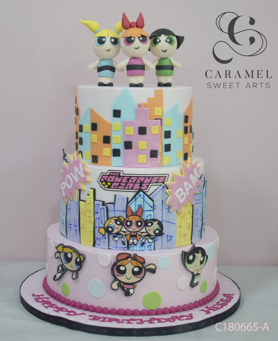 c180665-a_1_1.jpg Powerpuff Girls Cake - Image 1