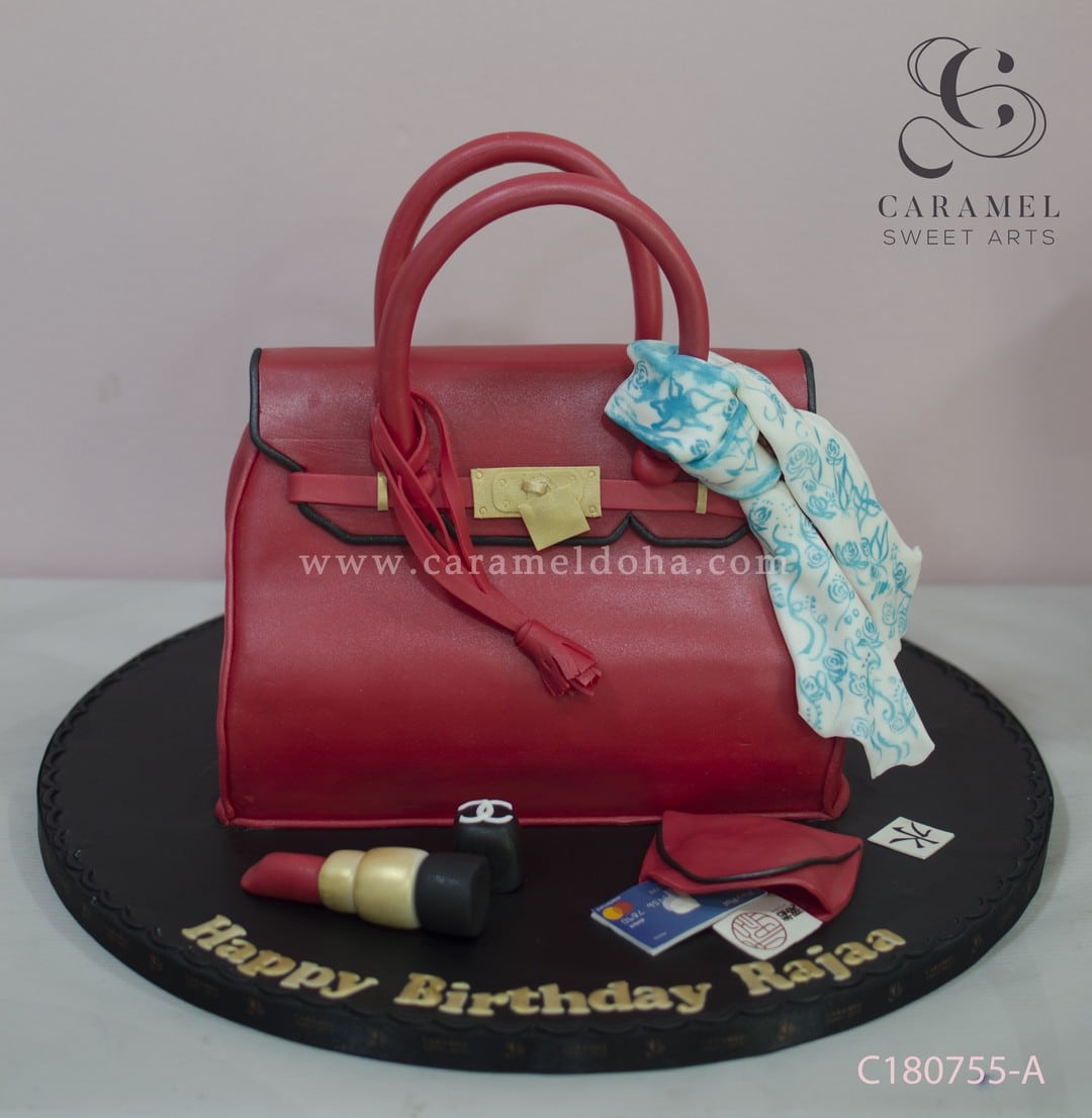 c180755-a.jpg 3D Hand Bag & Make Up Cake - Image 1
