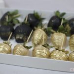 Gold & Black Chocolate Strawberry