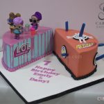 LOL Surprise & Smurf Cake