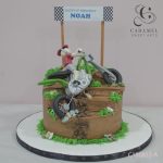 Motor Bicycle Cake