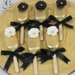 Black & Yellow Cakesicles