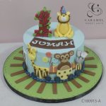 Safari & Farm Animals Cake
