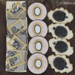 Gold & Black Cookies