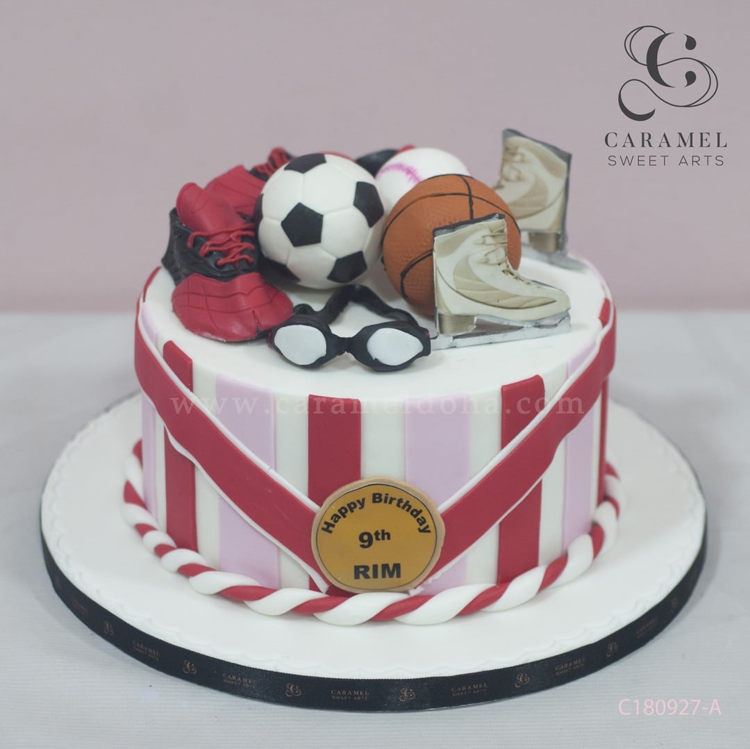 c180927-a.jpg Sports Ball Cake - Image 1