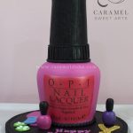 3D Nail Polish Cake