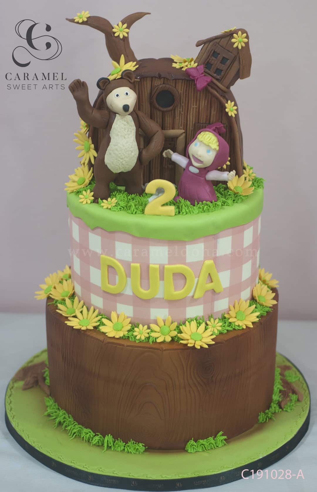 c191028-a.jpg Masha & The Bear Cake - Image 1