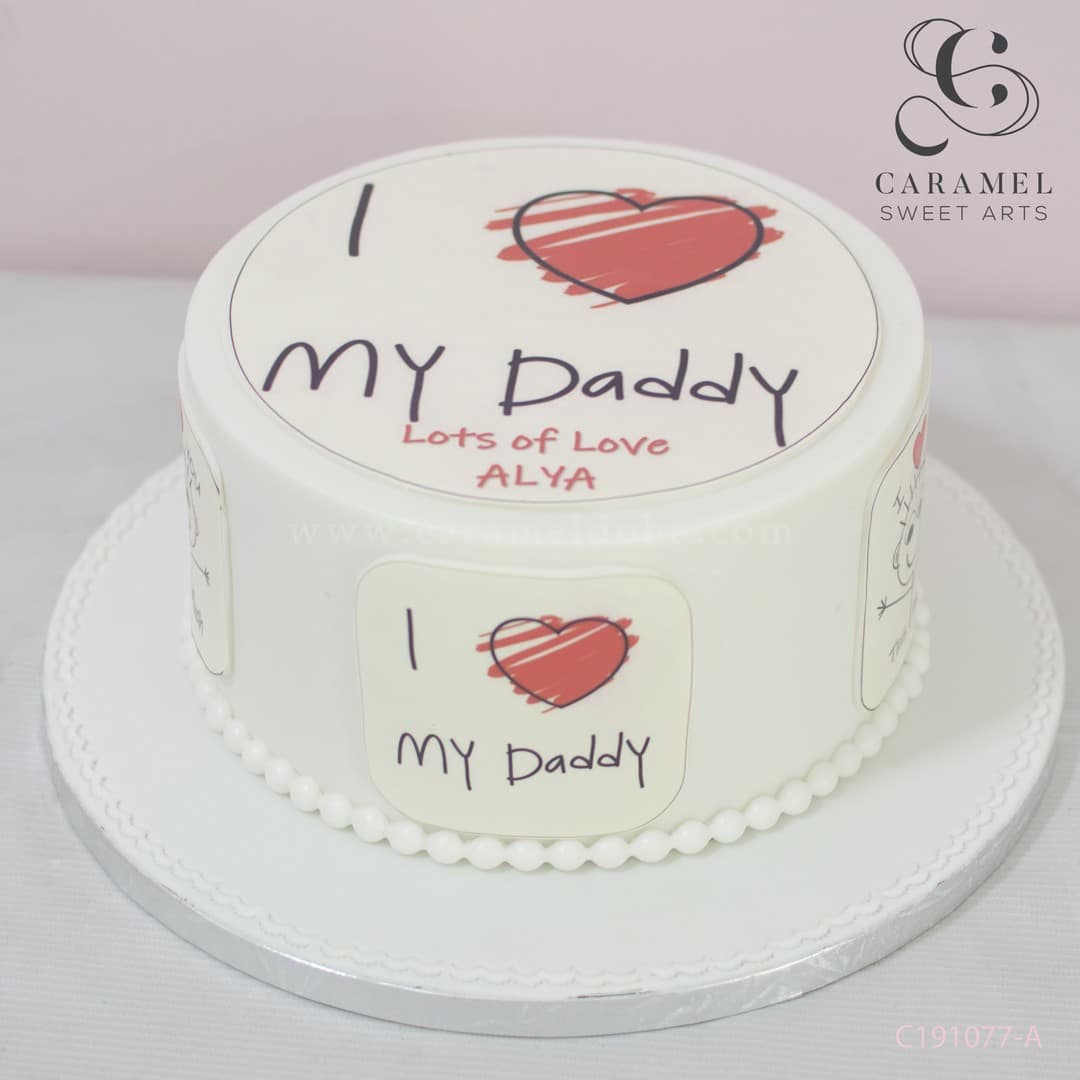 c191077-a_3.jpg I Love My Daddy Cake - Image 1