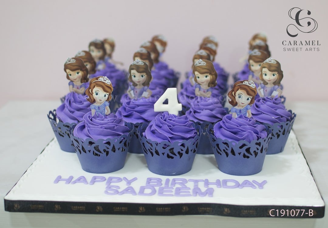 c191077-b.jpg Sofia The First Cupcakes - Image 1