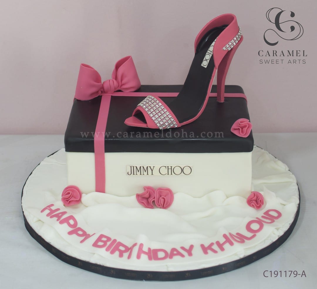c191179-a.jpg 3D Jimmy Choo Stiletto Cake - Image 1