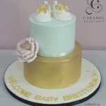 Baby Shoe Cake