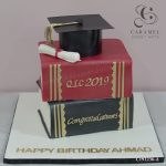 Graduation Book Cake