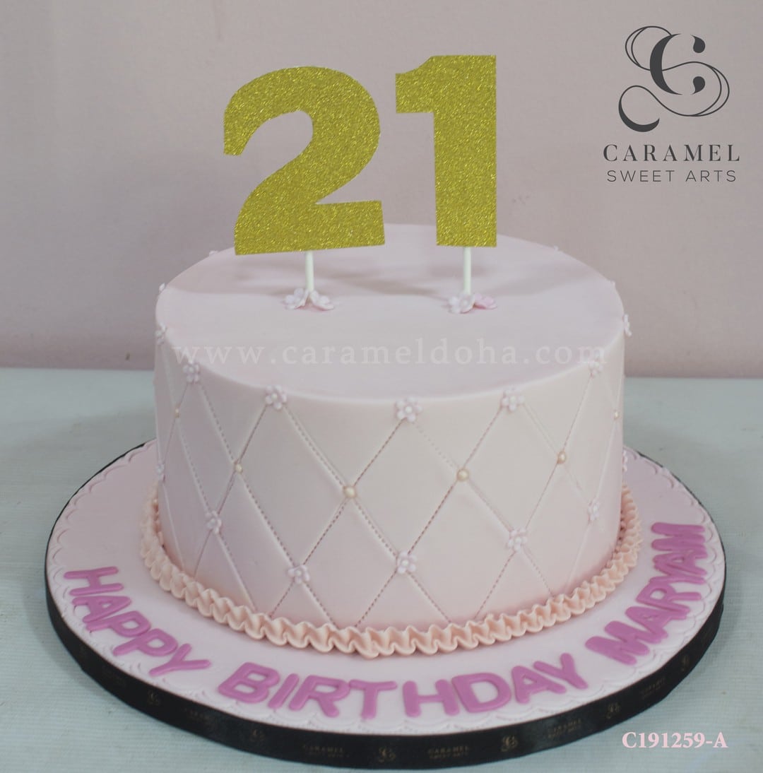 c191259-a.jpg 21st Birthday Cake - Image 1