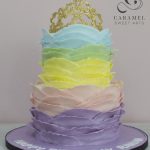 Princess Ombre Crown Cake