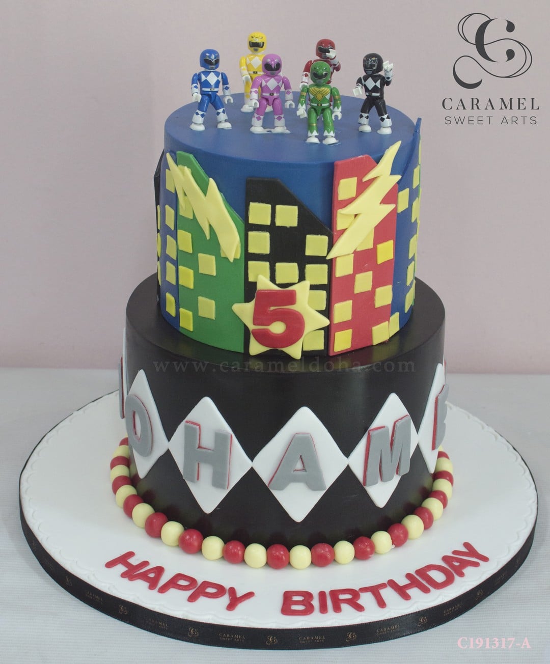 c191317-a.jpg Power Rangers Cake - Image 1