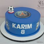 Paris Football Cake