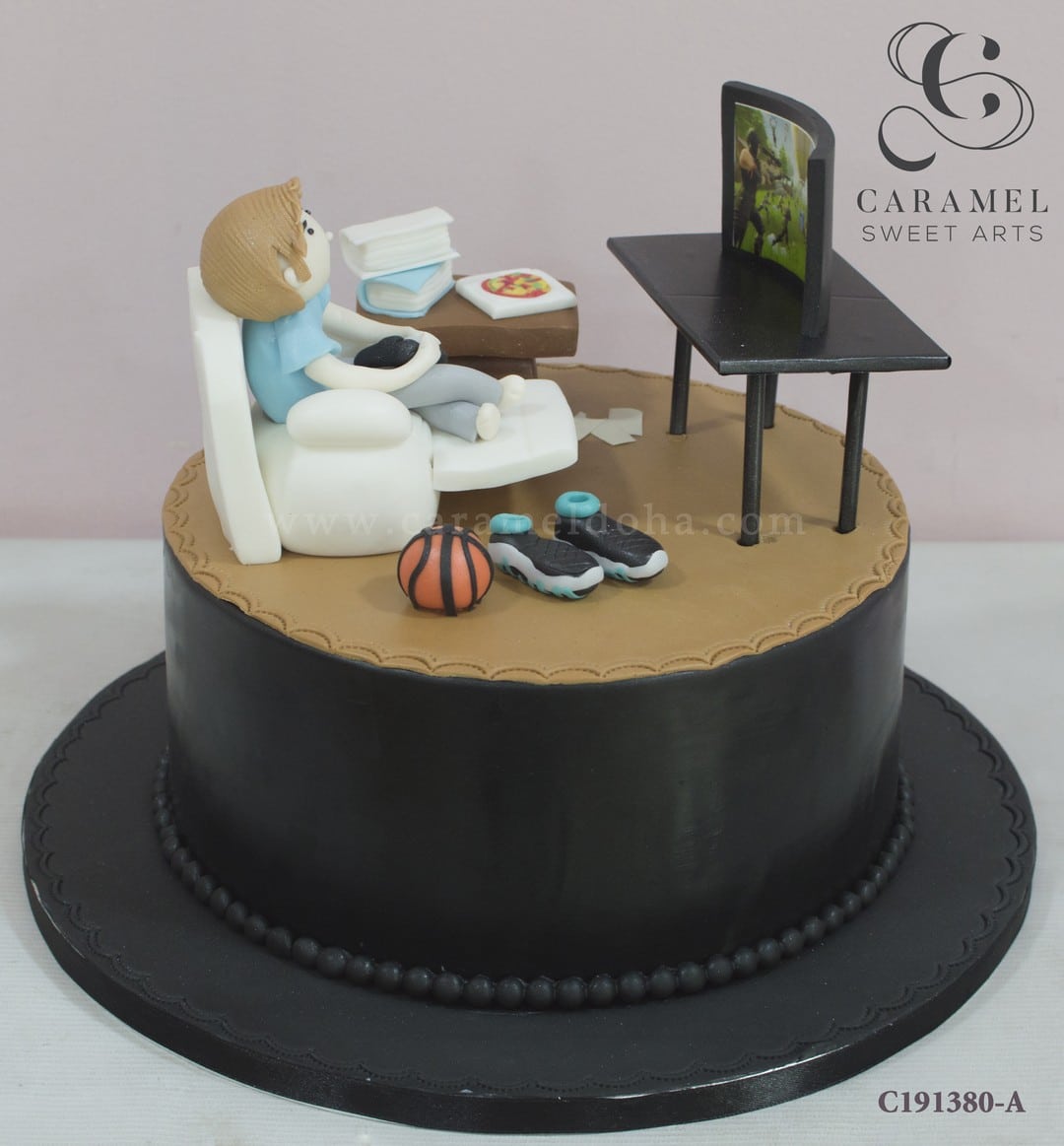 c191380-a.jpg Watching Movie Cake - Image 1