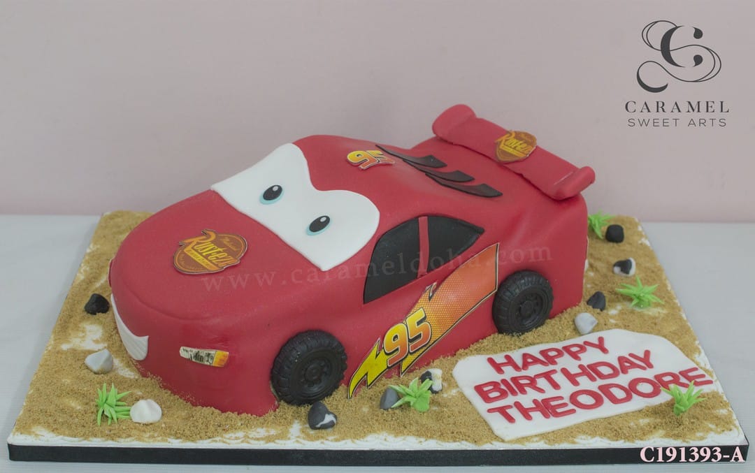 c191393-a.jpg 3D McQueen Cars Cake - Image 1