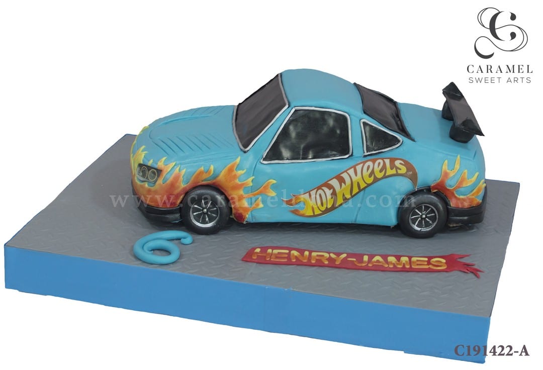 c191422-a.jpg 3D Hot Wheels Car Cake - Image 1