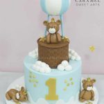 Bear in a Hot Air Balloon Cake