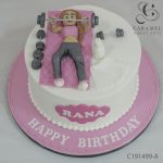 Gym Lady Cake