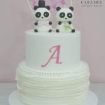 Couple Panda Cake
