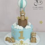 Bear Hot Air Balloon Cake