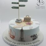 Travel Destination Cake