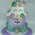 Unicorn Flowers Cake