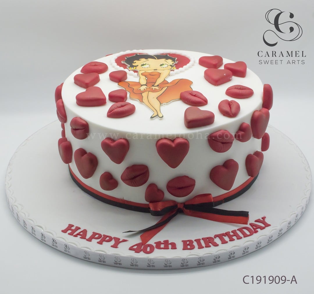 c191909-a.jpg Betty Boop Cake - Image 1