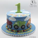 Cute Transportation Cake