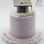Simple Graduation Cake