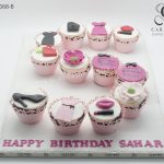 Number 5 Fashion Theme Cupcakes