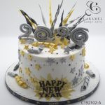 New Year Theme Cake