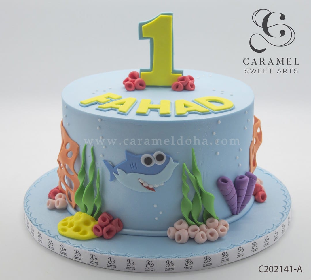 c202141-a.jpg Sea Theme Cake - Image 1