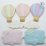 Hot Air Balloon Theme Cookies