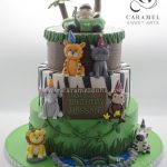 Safari Animals Cake