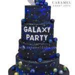 Galaxy Theme Cake