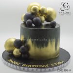 Black and Gold Cake