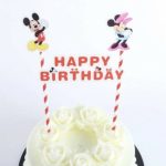 Happy Birthday Topper, Minnie & Mickey Mouse Theme