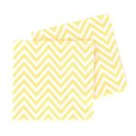 Yellow Chevron Paper Napkins=20pcs