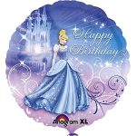 Cinderella Happy Birthday Foil Balloon 18in