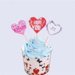 Heart Cupcake Topper Picks