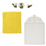 Honey Bee and Comb Silicone Mould