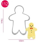 Gingerbread Man Cookie Cutter, 7.8x5.8cm