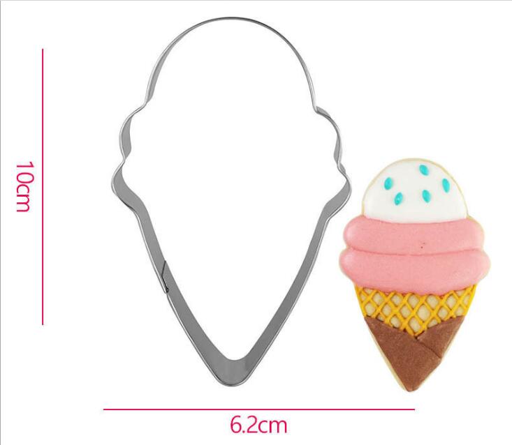 ib19-1.jpg Ice Cream Cookie Cutter, 10x6.2cm - Image 1